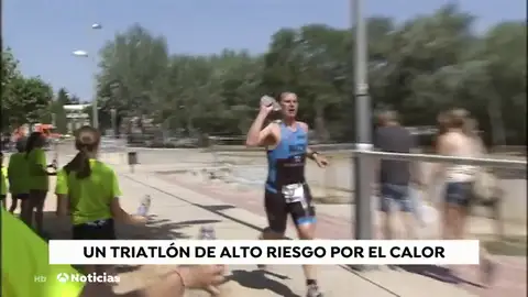 La ola de calor se dejó sentir en el triatlón de Tudela: hasta el gobierno de Navarra recomendó no participar La ola de calor se dejó sentir en el triatlón de Tudela: hasta el gobierno de Navarra recomendó no participar