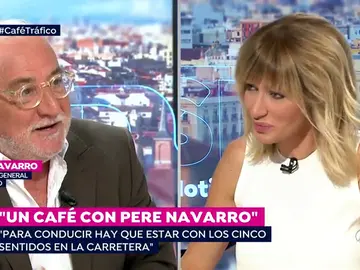Un café con Pere Navarro. Un café con Pere Navarro.