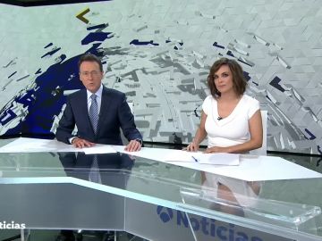 Matías Prats y Mónica Carrillo en Antena 3 Noticias 1