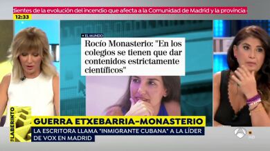 Lucía Etxebarria explica la bronca que tuvo con Rocío Monasterio: 