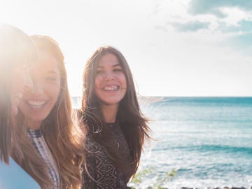 Amigas en la playa