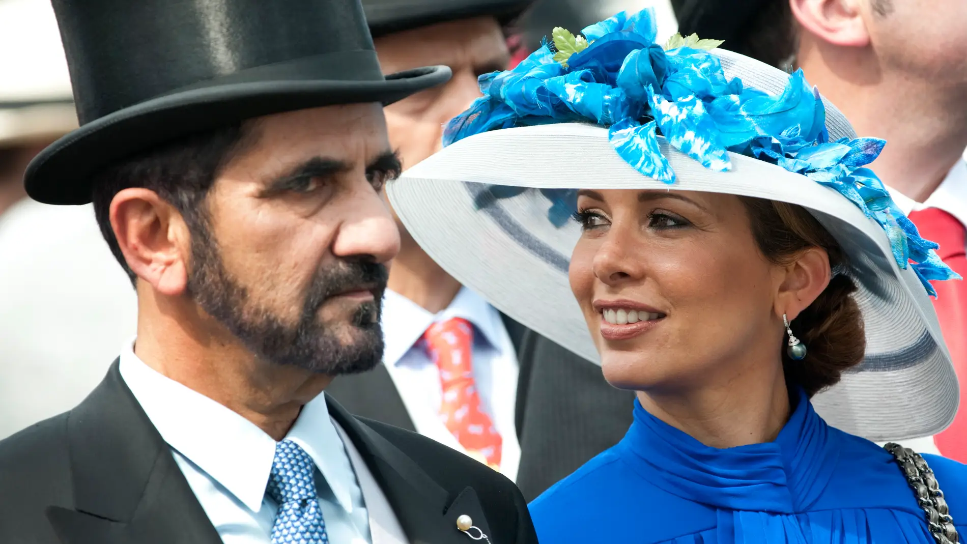 Émir de Dubái y la princesa Haya