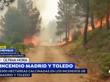 Incendio en Madrid y Toledo.