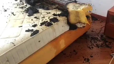 Arde una casa en Valladolid por la explosión de un cargador de móvil Arde una casa en Valladolid por la explosión de un cargador de móvil