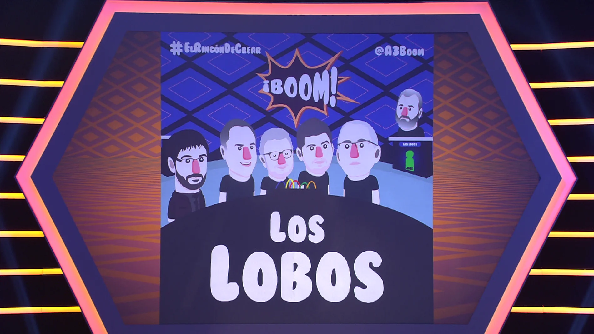 Un espectador sorprende a 'Los Lobos' con un detalle especial por sus 500 programas en '¡Boom!'