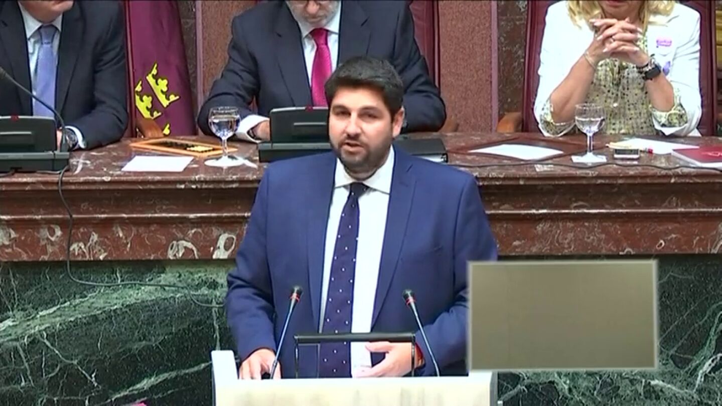 Inicio del debate de investidura en Murcia sin tener asegurada la mayoría