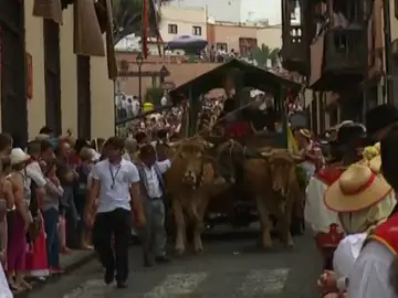 La Orotava se viste de romería La Orotava se viste de romería