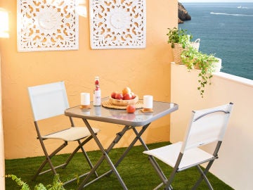 Contar con una terraza, aunque sea mini es todo un privilegio