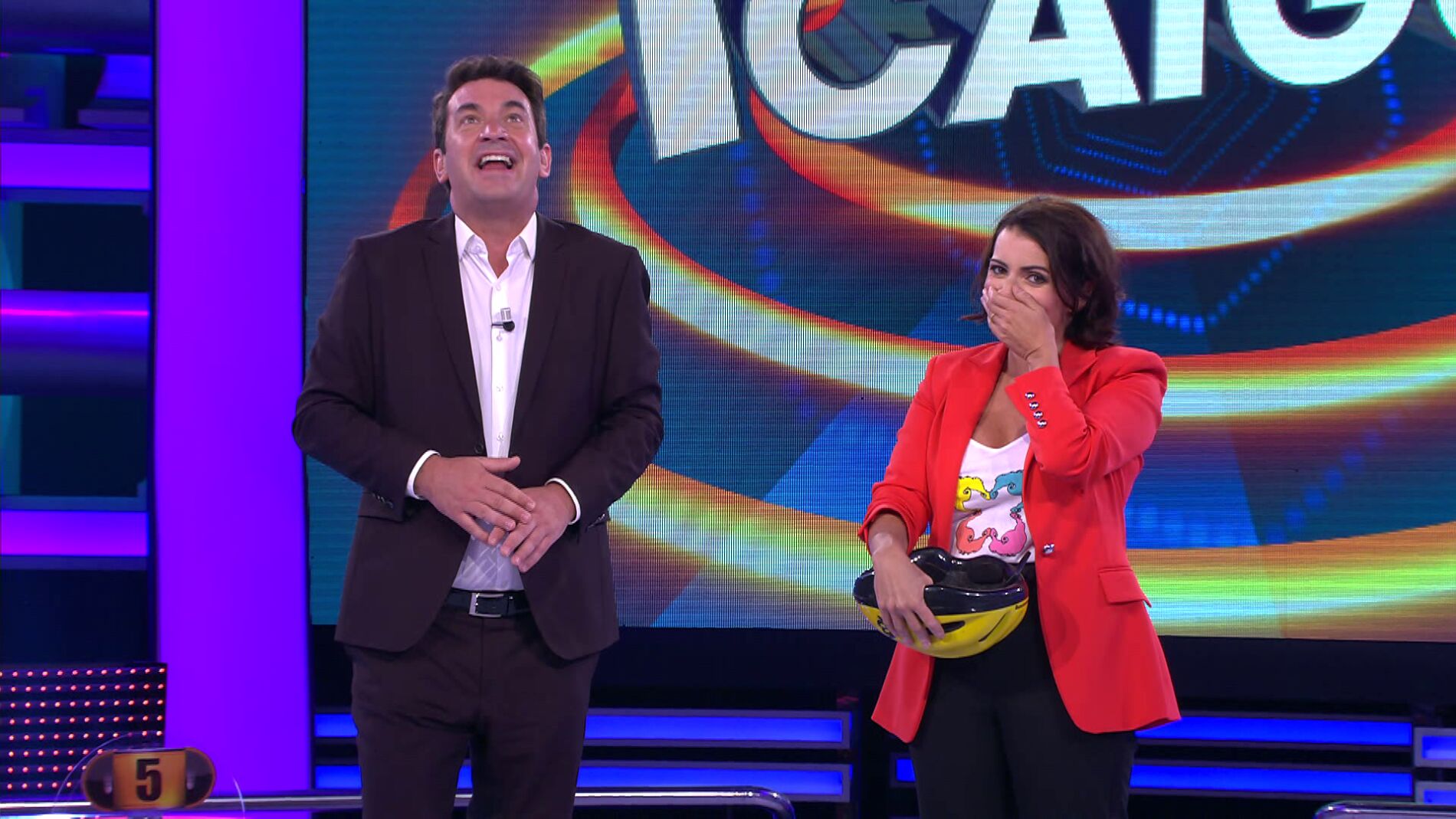 Así ha sido el estreno de Silvia Abril como presentadora de ‘¡Ahora caigo!’