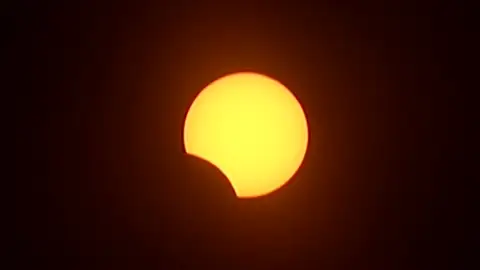 El eclipse solar, en directo El eclipse solar, en directo