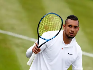 Kyrgios saludando al público tras ganar el partido Kyrgios saludando al público tras ganar el partido
