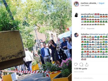 Comentarios en el Instagram de Martínez-Almeida Comentarios en el Instagram de Martínez-Almeida