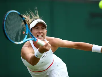 Garbiñe Muguruza es eliminada de Wimbledon Garbiñe Muguruza es eliminada de Wimbledon
