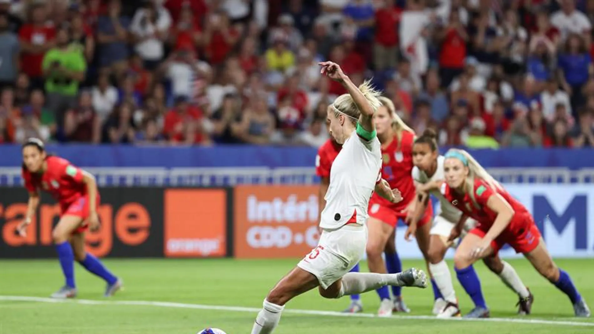 La jugadora de Inglaterra, Steph Houghton La jugadora de Inglaterra, Steph Houghton