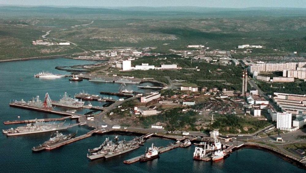 Base naval rusa en Severomorsk
