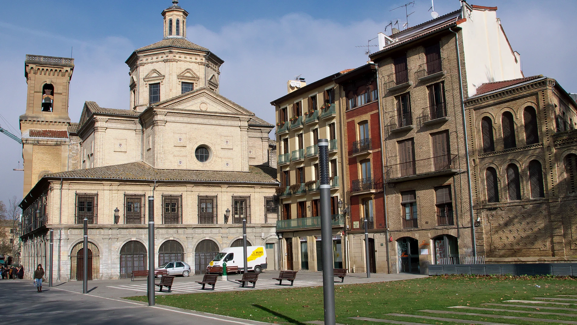 Un rayo impacta en la iglesia de San Lorenzo Un rayo impacta en la iglesia de San Lorenzo
