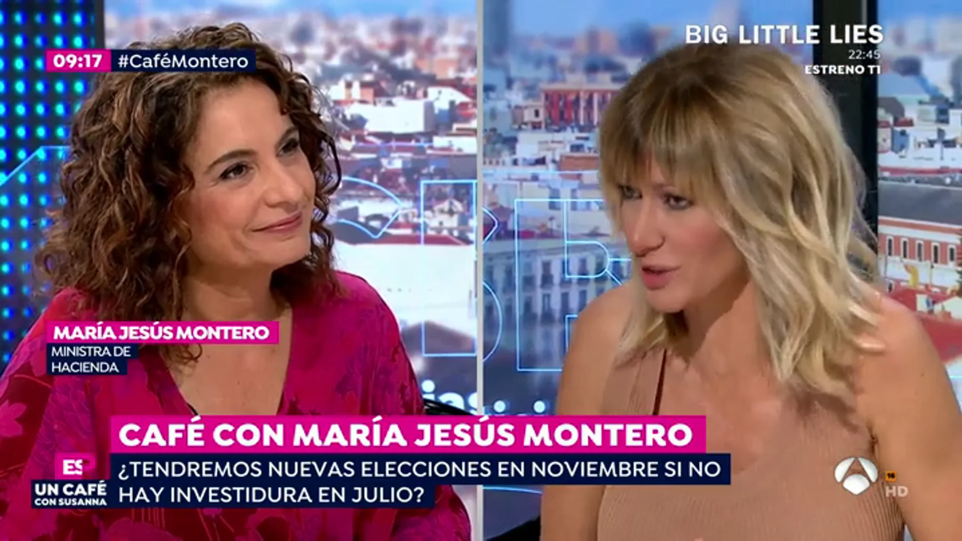 María Jesús Montero: "Nunca hemos querido repetir elecciones, no hay otra alternativa a Sánchez"
