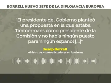 Borrell. "En la política exterior de la UE decidimos sobre la paz y la guerra" Borrell. "En la política exterior de la UE decidimos sobre la paz y la guerra"