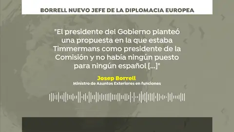 Borrell. "En la política exterior de la UE decidimos sobre la paz y la guerra" Borrell. "En la política exterior de la UE decidimos sobre la paz y la guerra"