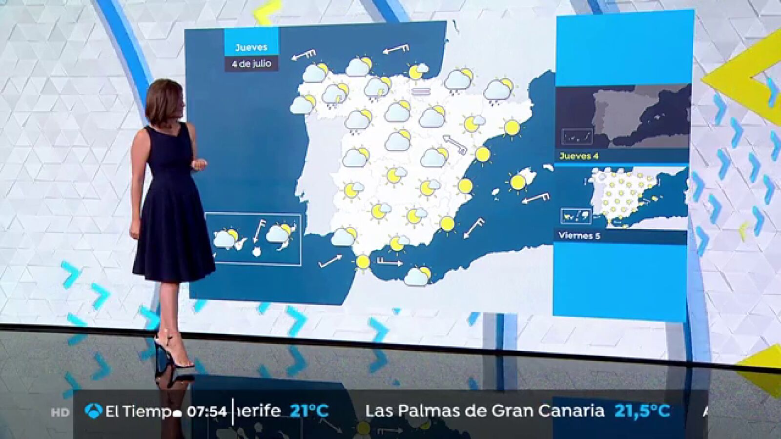 Intervalos nubosos en el norte de la Península