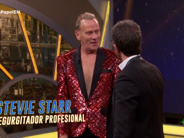 El regurgitador profesional, Stevie Starr El regurgitador profesional, Stevie Starr