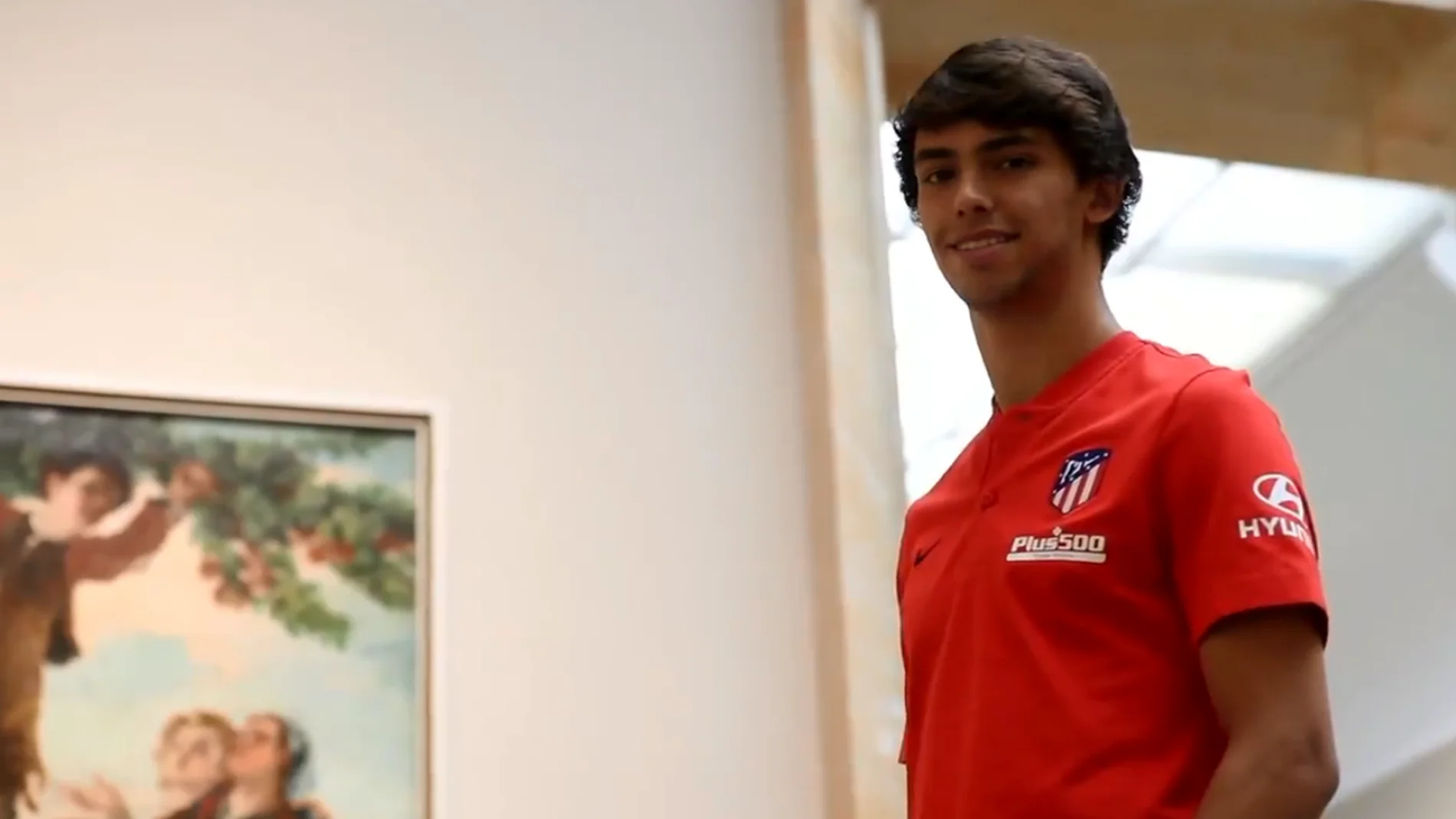 Joao Félix, con la camiseta del Atlético de Madrid Joao Félix, con la camiseta del Atlético de Madrid