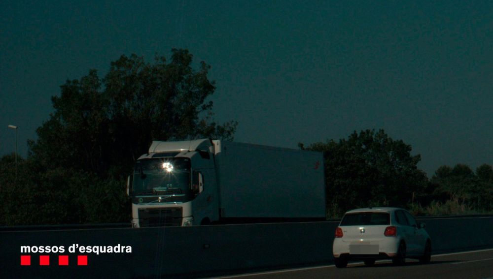 Coche interceptado a 197km/h