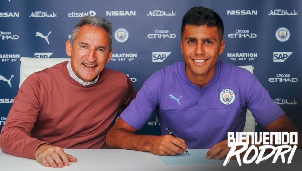 Rodri ficha por el Manchester City