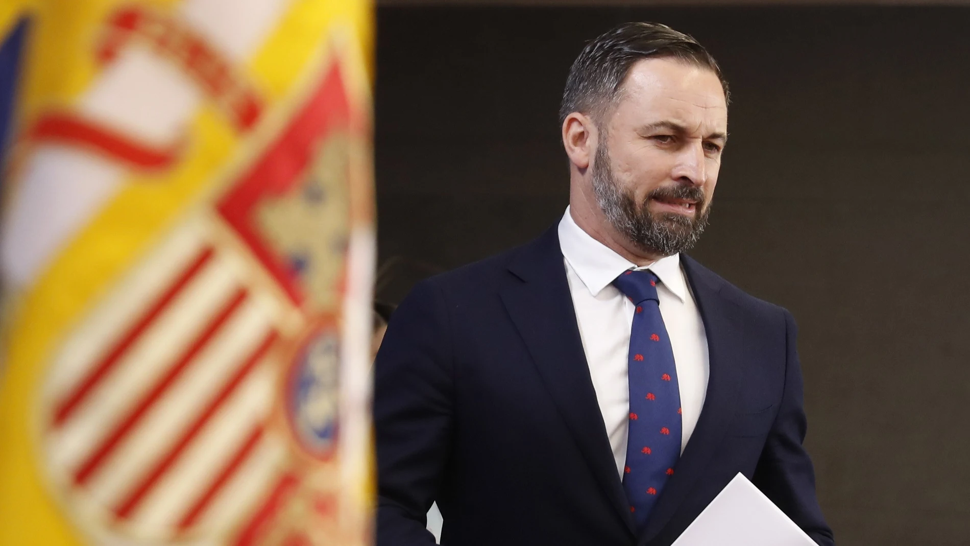 El presidente de Vox, Santiago Abascal El presidente de Vox, Santiago Abascal