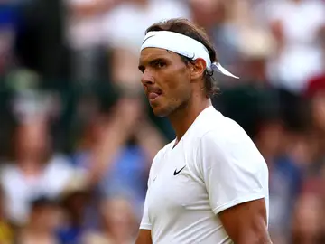 Nadal, contrariado en el parido contra Kyrgios Nadal, contrariado en el parido contra Kyrgios