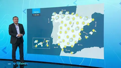 Temperaturas al alza y sol, con nubes en el norte Temperaturas al alza y sol, con nubes en el norte