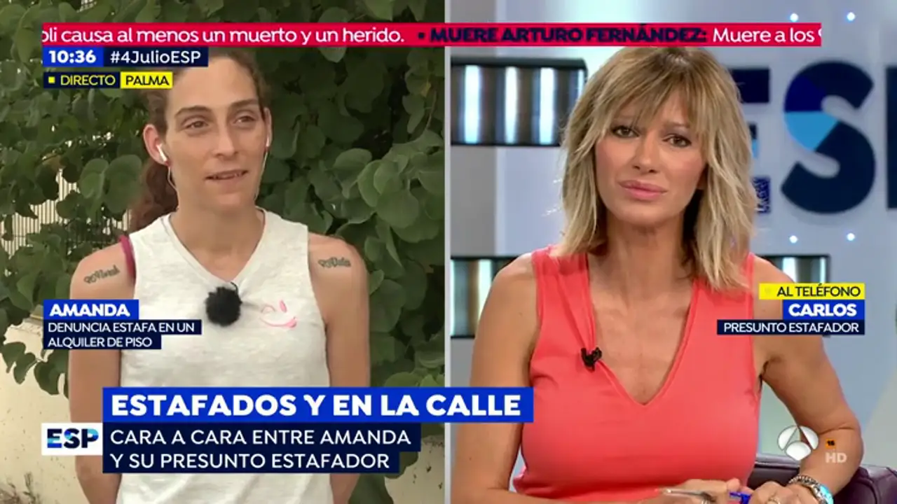 El tenso cara a cara entre un estafador inmobiliario y su víctima: "Me has dejado con 3 niños en la calle"