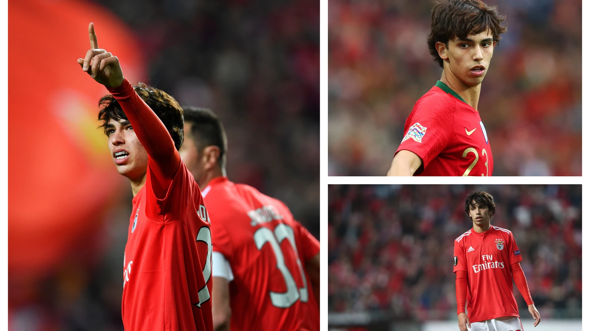 Joao Félix con el Benfica y Portugal Joao Félix con el Benfica y Portugal