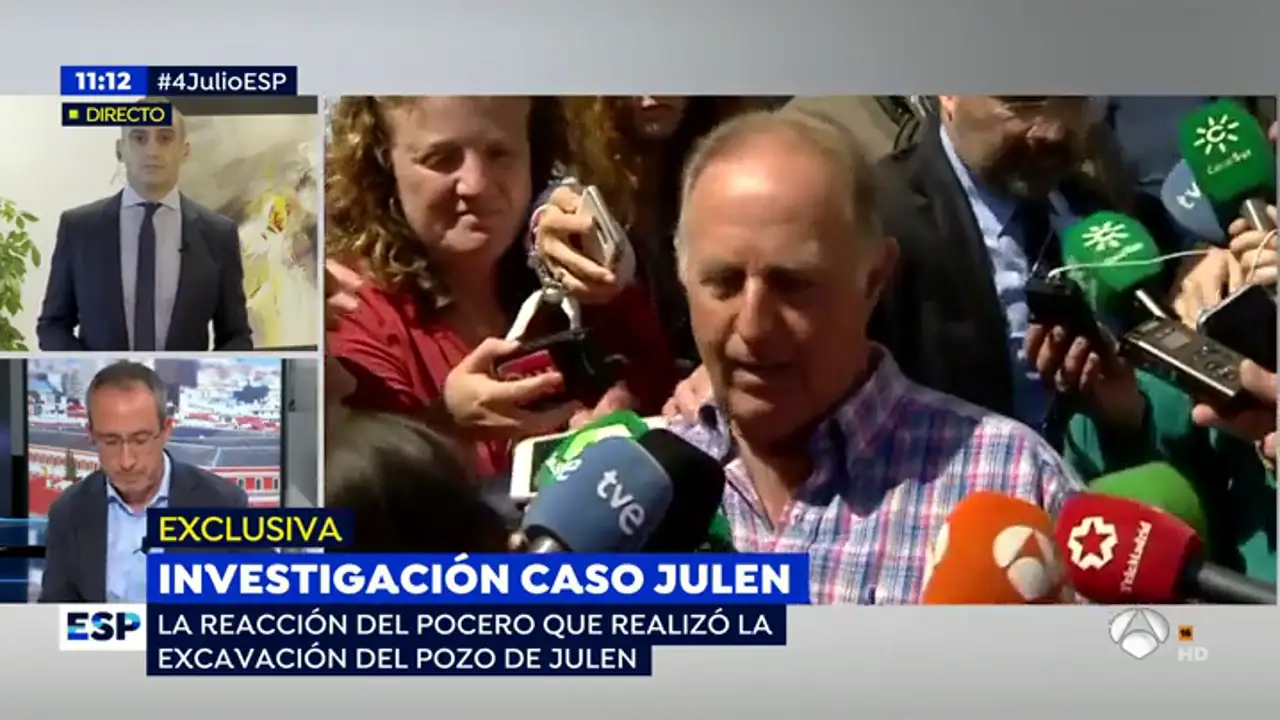 El pocero que hizo el pozo por el que cayó Julen rompe su silencio: "Aquí hemos sufrido todos"