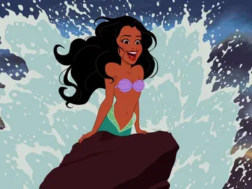 Halley Bailey compartió un dibujo en el que se representa a ella en una mítica escena de 'La Sirenita' Halley Bailey compartió un dibujo en el que se representa a ella en una mítica escena de 'La Sirenita'