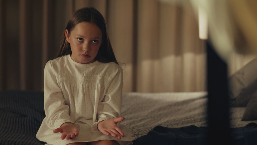 Lucía Balas interpreta a la niña en 'Pequeñas coincidencias'
