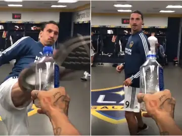 Ibrahimovic, el último en sumarse al reto viral del verano Ibrahimovic, el último en sumarse al reto viral del verano