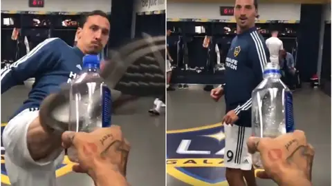 Ibrahimovic, el último en sumarse al reto viral del verano Ibrahimovic, el último en sumarse al reto viral del verano