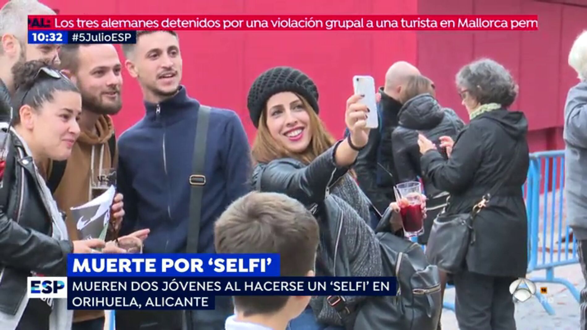 muerte por selfie