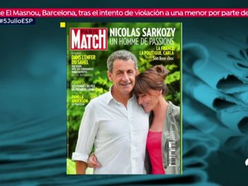 La portada en la que Sarkozy es más alto que Carla Bruni, objeto de burlas en redes sociales