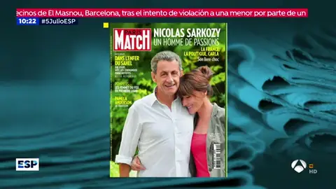 La portada en la que Sarkozy es más alto que Carla Bruni, objeto de burlas en redes sociales La portada en la que Sarkozy es más alto que Carla Bruni, objeto de burlas en redes sociales