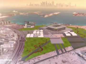 Qatar construye el primer estadio desmontable diseñado por un estudio español.