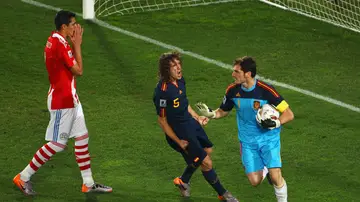 Parada frente a Paraguay en el Mundial Parada frente a Paraguay en el Mundial
