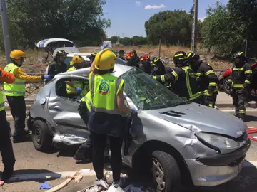 Accidente múltiple en la A-42 Accidente múltiple en la A-42