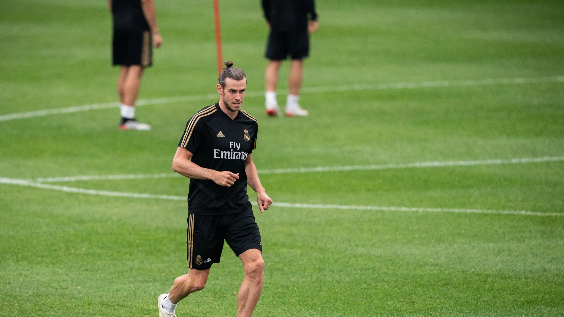 Gareth Bale, durante un entrenamiento con el Real Madrid Gareth Bale, durante un entrenamiento con el Real Madrid