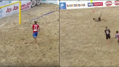 La increíble chilena desde 25 metros que alucina al mundo del fútbol La increíble chilena desde 25 metros que alucina al mundo del fútbol
