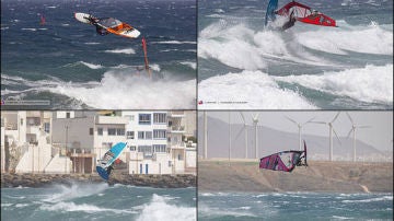 Las Islas Canarias recoge la primera prueba de olas en el Mundial de windsurf