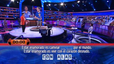La escabechina de la 'Palabra gallina': deja sin comodines a los concursantes de '¡Ahora caigo!'