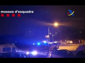 Los Mossos en una operación antidroga