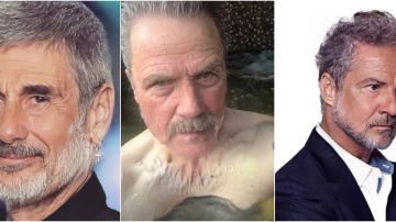 Melendi, Dani Martín y David Bisbal con el filtro de FaceApp Melendi, Dani Martín y David Bisbal con el filtro de FaceApp
